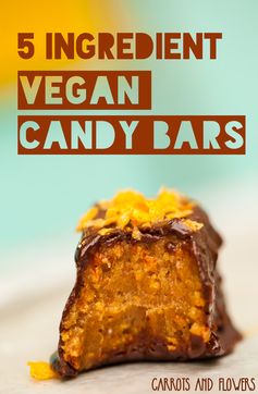 Easy Vegan Butterfinger Candy Bars