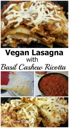 Easy Vegan Lasagna with Basil Cashew Ricotta