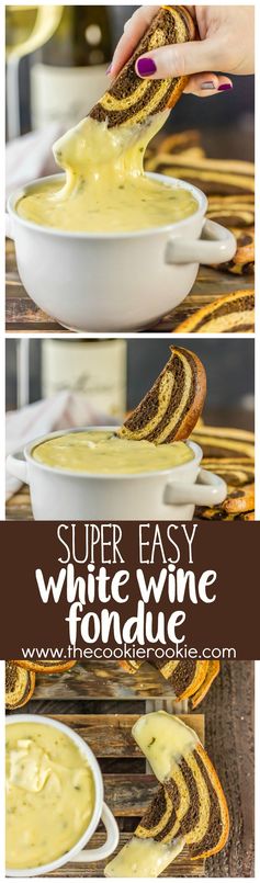 Easy White Wine Fondue