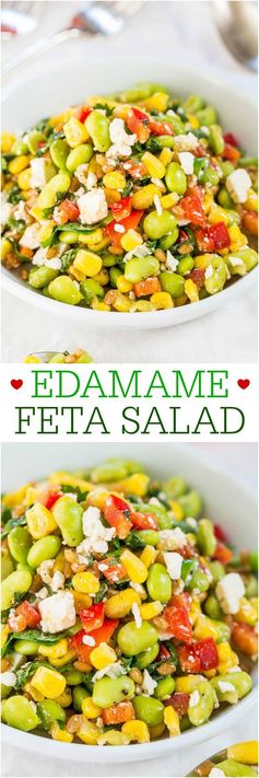 Edamame Feta Salad