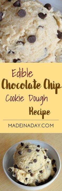 Edible Chocolate Chip Cookie Dough