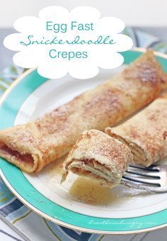 Egg Fast Recipe – Snickerdoodle Crepes (Low Carb