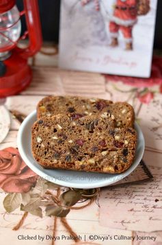 Egg less Christmas Fruit Cake (without alcohol | Plum Cake without egg