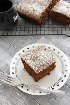 Eggless gingerbread cake