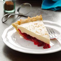 Eggnog Cranberry Pie