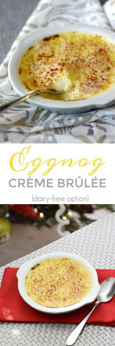 Eggnog Creme Brulee