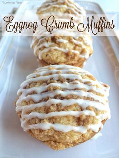 Eggnog Crumb Muffins