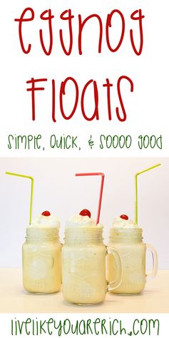 Eggnog Floats