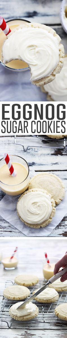 Eggnog Sugar Cookies