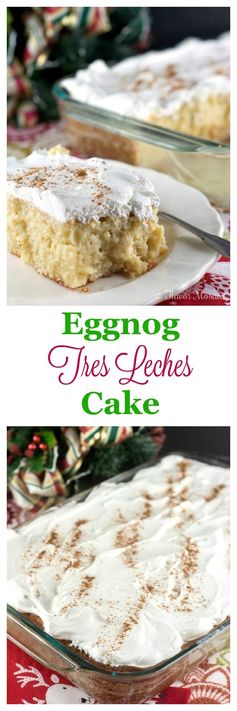 Eggnog Tres Leches Cake