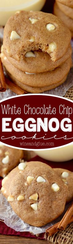 Eggnog White Chocolate Chip Cookies