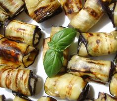 Eggplant (Aubergine and Feta Rolls