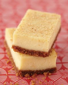 Elizabeth's Eggnog Cheesecake Bars