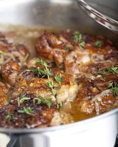 Emeril's Braised Chicken Thighs