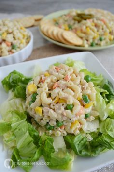 Ensalada de coditos con atún