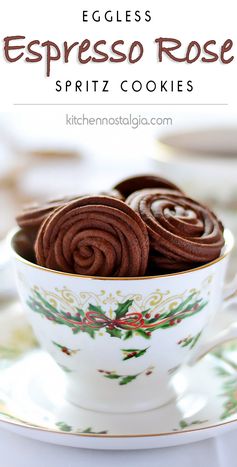 Espresso Rose Spritz Cookies