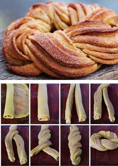 Estonian Kringle - Cinnamon Braid Bread