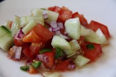 Ethiopian Tomato & Cucumber Salad