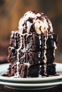 Extra Fudgy Coconut Oil Brownies