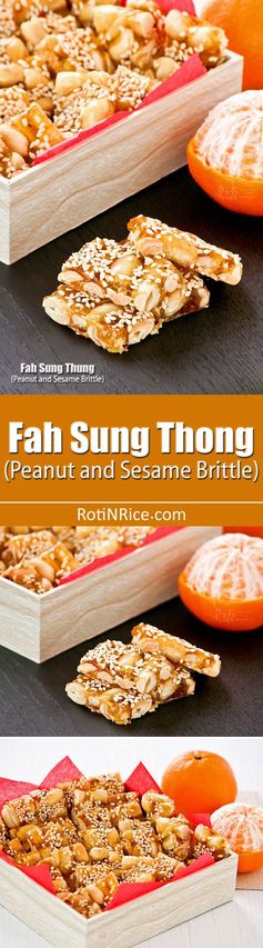 Fah Sung Thong (Peanut and Sesame Brittle