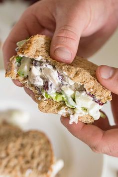 Fall Chicken Salad with Apples, Cranberries and Pecans