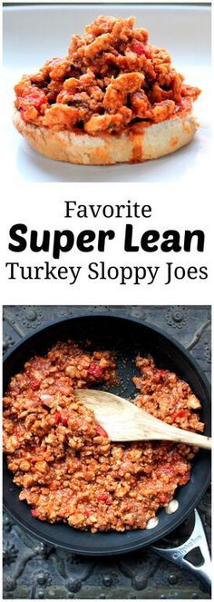 Favorite Lean Turkey Sloppy Joes