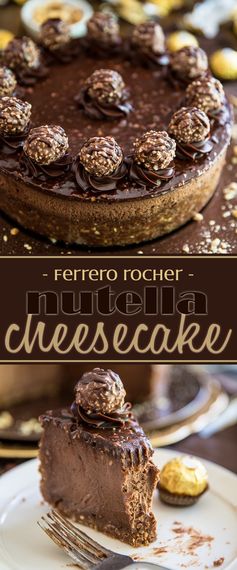 Ferrero Rocher Nutella Cheesecake