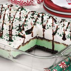 Festive Mint Cream Dessert