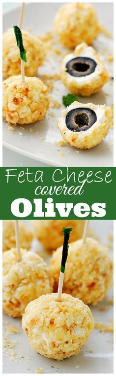 Feta Cheese-Covered Olives + Giveaway