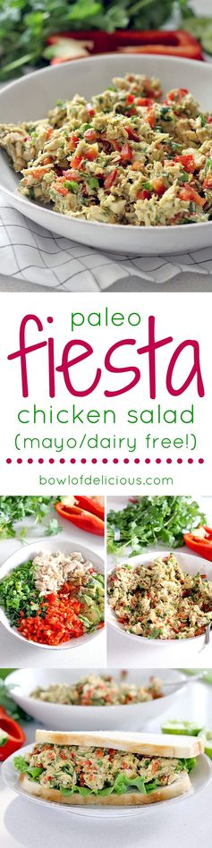 Fiesta Chicken Salad (No Mayo/Dairy Free