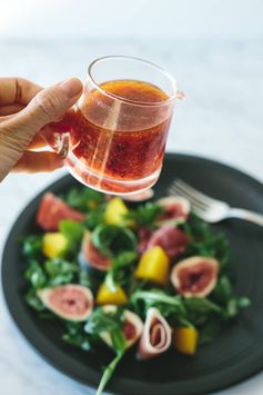 Fig, Golden Beet and Prosciutto Salad with Fig Vinaigrette