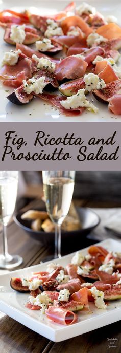 Fig, Ricotta and Prosciutto Salad