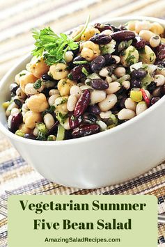 Five Bean Salad Vegetarian Style