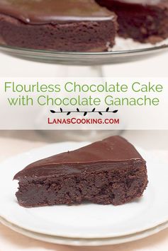 Flourless Chocolate Cake with Chocolate Ganache