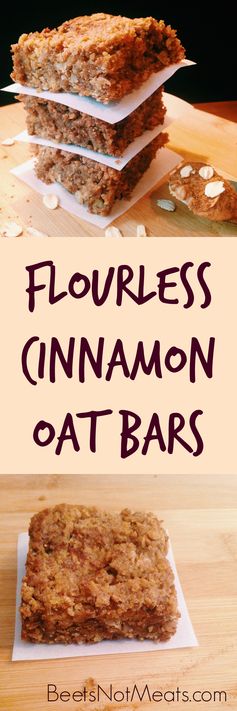 Flourless Cinnamon Oat Bars