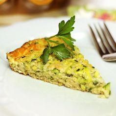 Flourless Zucchini Pie