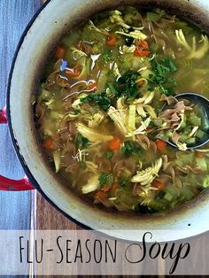 Flu Season Chicken Noodle Soup