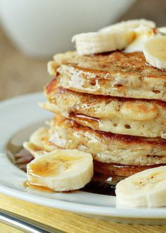 Fluffy Banana Pancakes