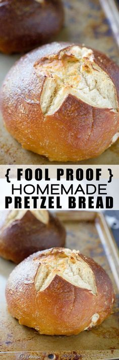 (Fool Proof Homemade Pretzel Bread