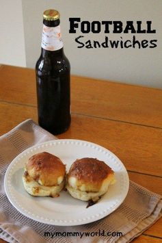 Football Snacks: Football Sandwiches