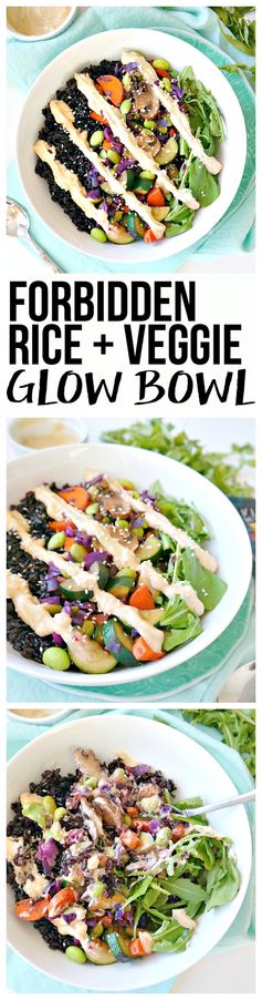 Forbidden Rice & Veggie Glow Bowl
