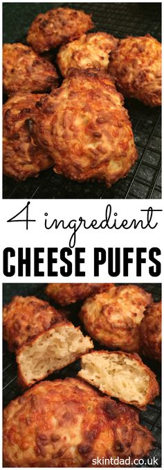 Four Ingredient Cheddar Cheese Puffs