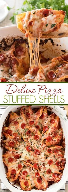 Freezer-Friendly Deluxe Pizza Stuffed Shells