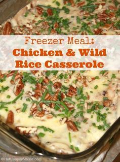 Freezer Meal: Chicken & Wild Rice Casserole