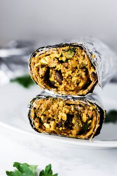 Freezer Vegan Breakfast Burrito