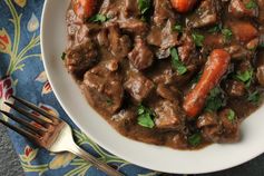 French Beef Burgundy for the Crock Pot