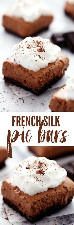 French Silk Pie Bars