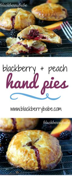 Fresh Blackberry and Peach Hand Pies