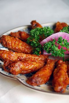 Fried Chicken Wings with a Sweet Chinese Sauce