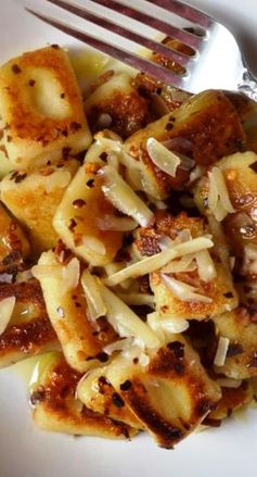 Fried Gnocchi with Garlic & Parmesan